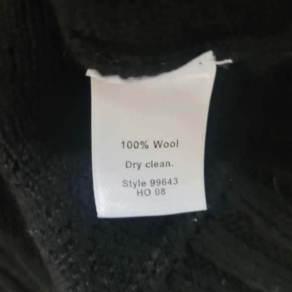 J. Crew Black Wool Cardigan Shacket Large - Picture 3 of 6